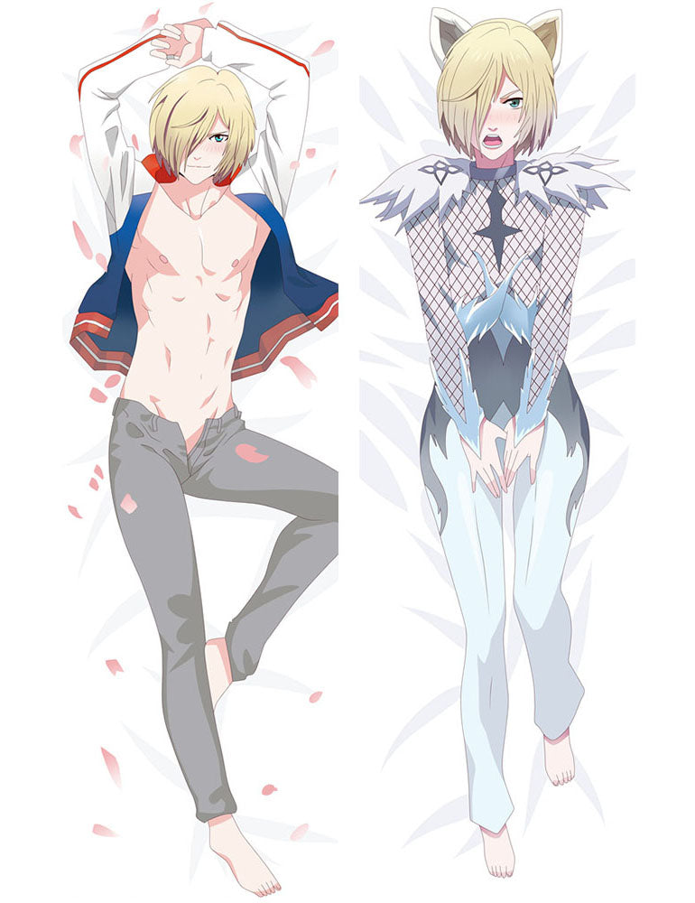 New Yuri on Ice Dakimakura Yuri Katsuki Anime Boy Hugging Body Pillow Case Cover image 0