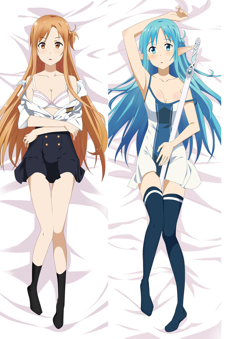 Sword Art OnlineYuuki Asuna Anime Dakimakura Pillow Case image 0