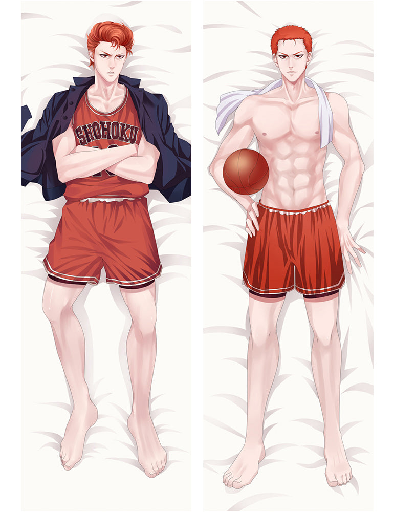 SLAM DUNK Sakuragi Hanamichi Anime Dakimakura Pillow Cover image 0