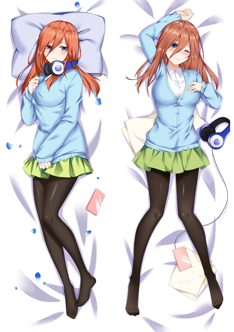 The Quintessential Quintuplets Nakano Miku Anime Dakimakura Pillow Cover image 0