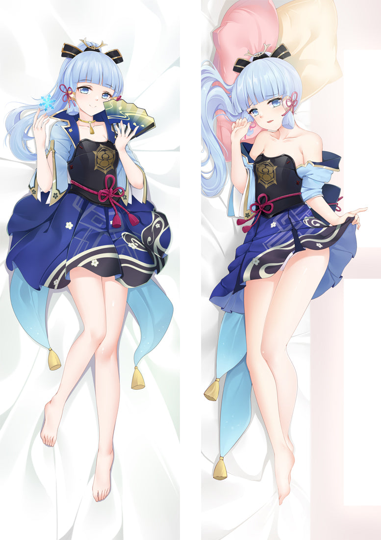 Genshin Impact Kamisato Ayaka Anime Dakimakura Body Pillow Cover image 0