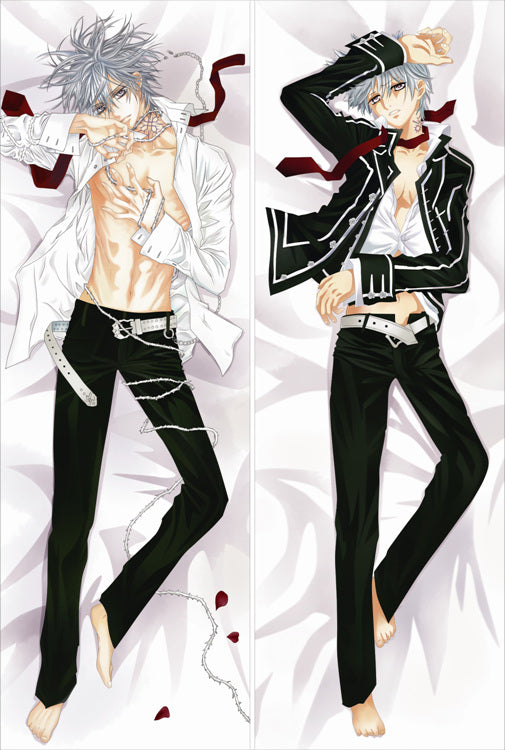 Vampire Knight Kaname Kuran + Zero Kiryuu Anime Dakimakura Anime Dakimakura Body Pillow Case image 0