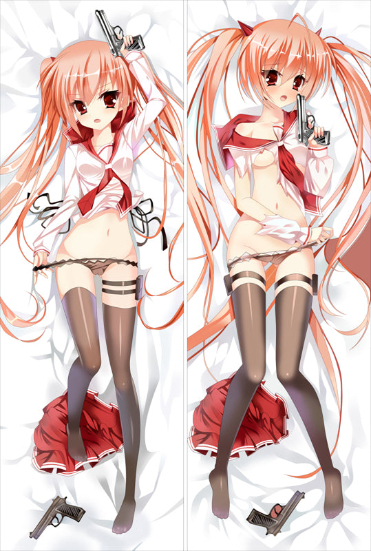 Aria the Scarlet Ammo Aria H. Kanzaki Anime Dakimakura Body Pillow Cover image 0