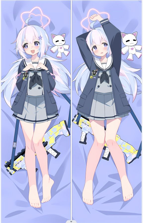 Blue Archive Uzawa Reisa Anime Dakimakura Body Pillow Cover image 0