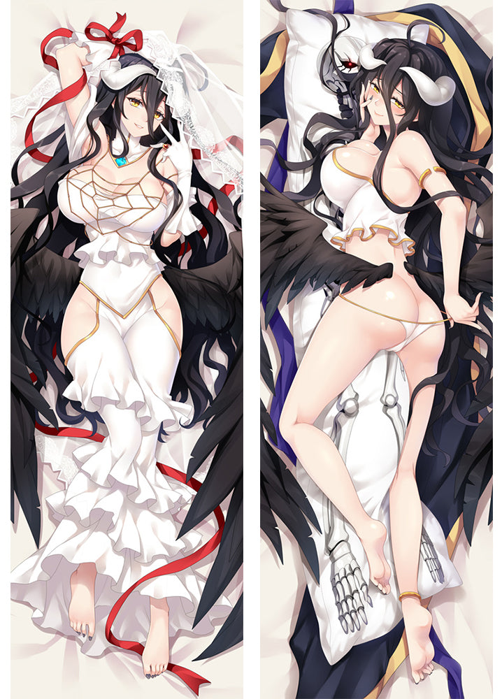 Overlord Albedo Anime Dakimakura Pillow Case image 0