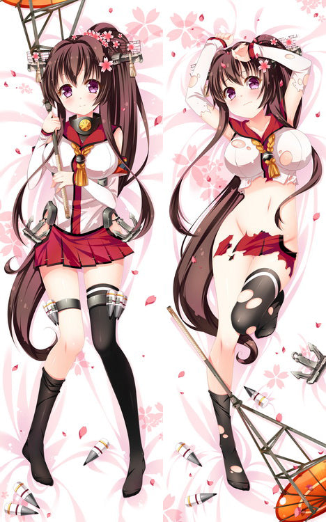 Kantai Collection Yamato Anime Dakimakura Japanese Pillow Cover image 0