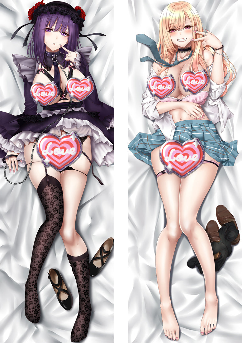 Kitagawa Marin My Dress Up Darling Dakimakura Body Pillow Cover image 0
