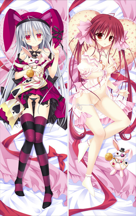 Furuiro Meikyuu Rondo ~Histoire de Destin~ Furumiya Mai + Saki Anime Dakimakura Japanese Pillow Cover image 0