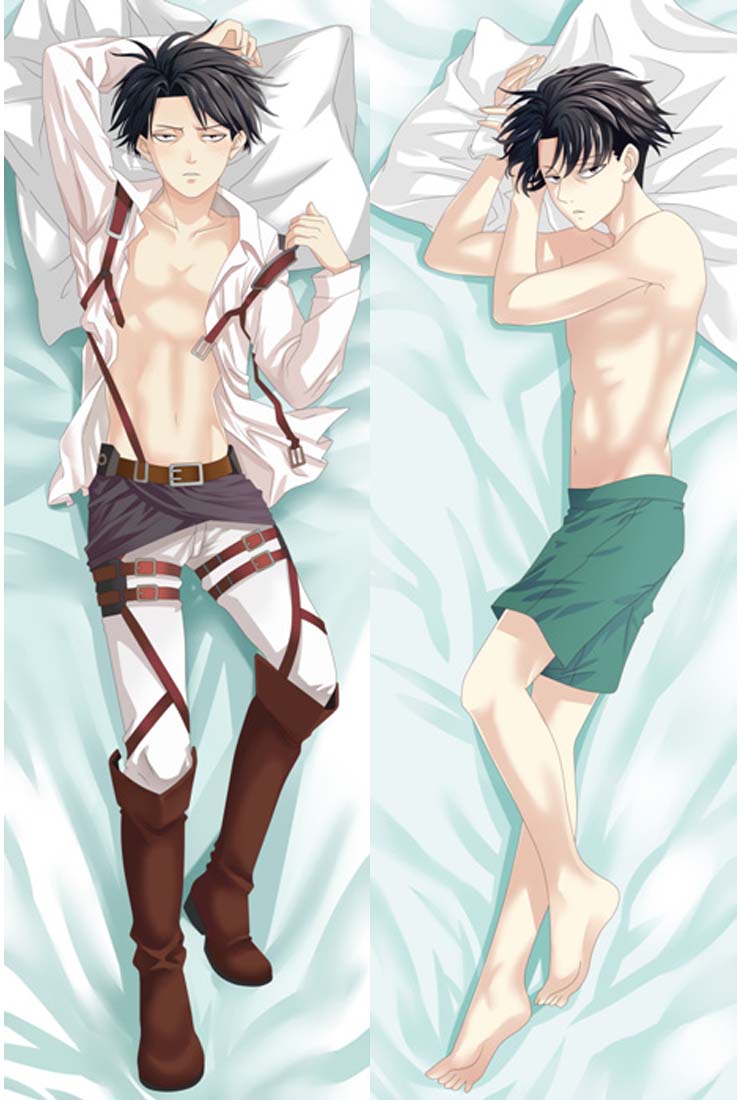 Attack on Titan Levi Anime Dakimakura Pillow Cover image 0