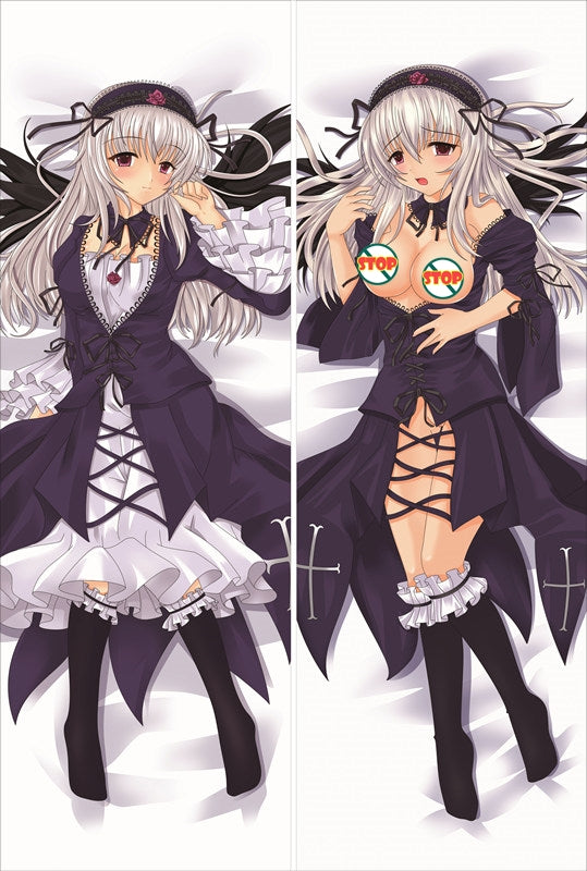 Rozen Maiden Suigintou Anime Dakimakura Pillow Cover image 0