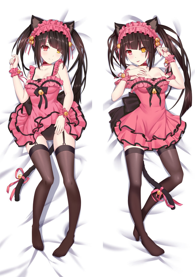 Date A Live Nightmare Tokisaki Kurumi Anime Dakimakura Pillow Cover image 0
