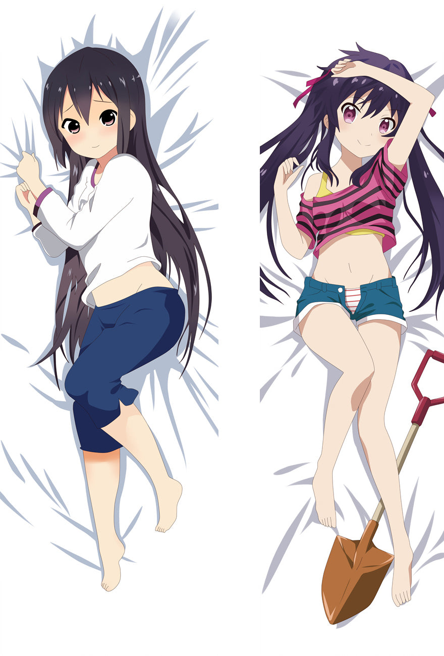 SCHOOL-LIVE! Kurumi Ebisuzawa K-ON! Azusa Nakano Anime Dakimakura Pillow Case image 0