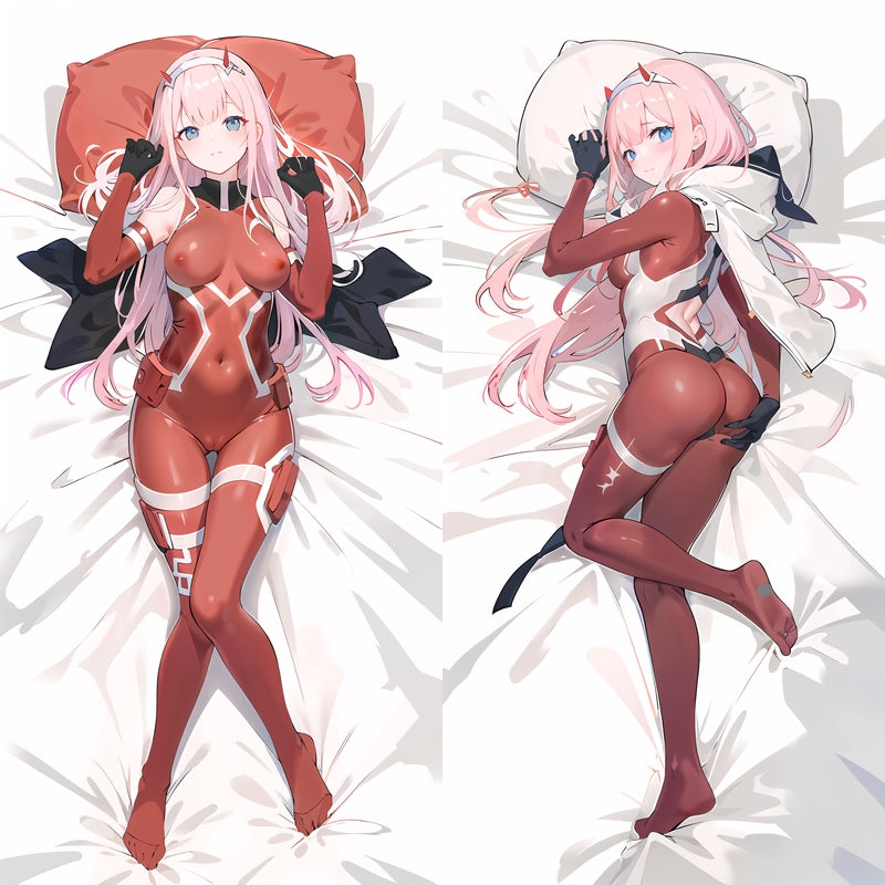 Darling in the Franxx Code: 002 Zero Two Anime Dakimakura Body Pillow Cover image 0