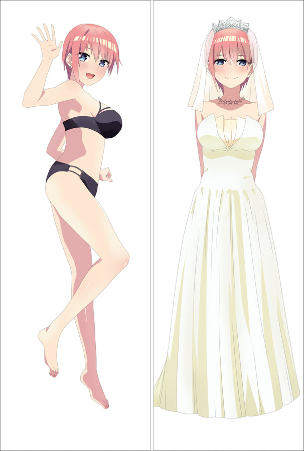 The Quintessential Quintuplets Nakano Ichika Anime Dakimakura Sexy Body Pillow Cover image 0