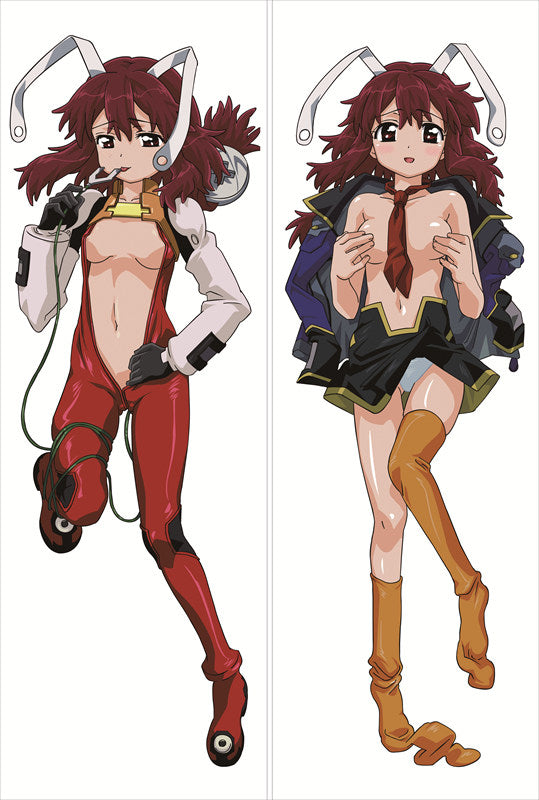 Fight Ippatsu! JÅ«den-chan!! Plug Cryostat Anime Dakimakura Japanese Pillow Cover image 0