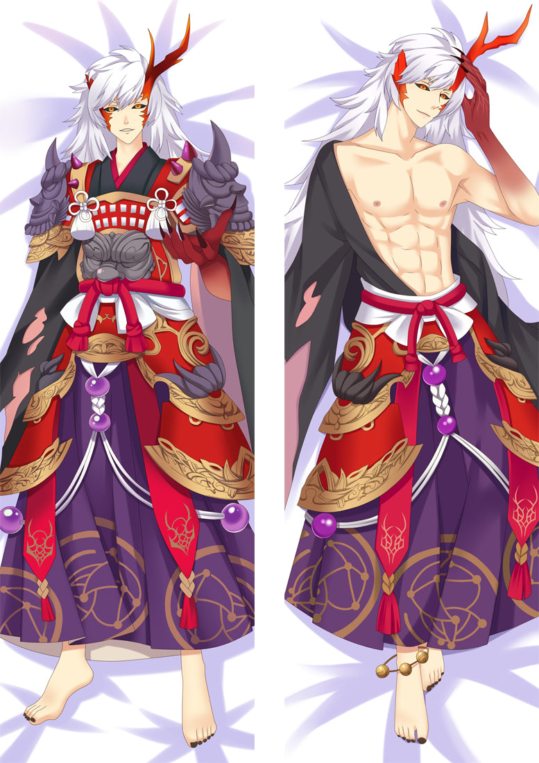Onmyoji Ibaraki-douji Anime Dakimakura Body Pillow Cover image 0