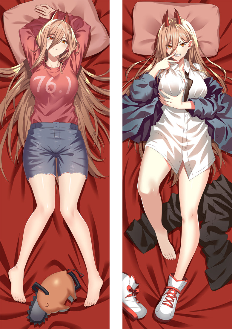 Chainsaw Man Power Anime Dakimakura Hugging Body Pillow Cover image 0