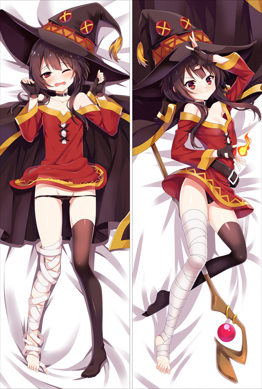 KonoSuba God's Blessing on This Wonderful World! Megumin Anime Dakimakura Japanese Pillow Cover image 0