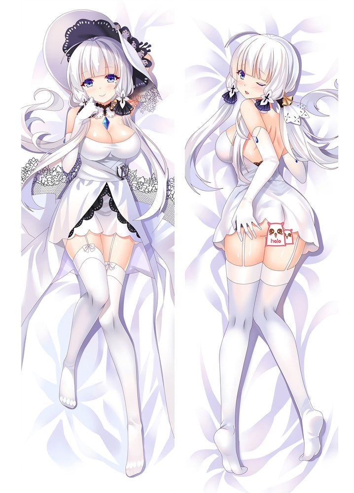 Azur Lane Illustrious Anime Dakimakura Hugging Body PillowCase Cover image 0