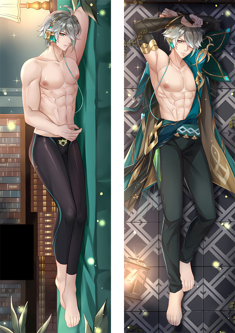 Alhaitham Genshin Impact  Dakimakura Body Pillow Cover image 0