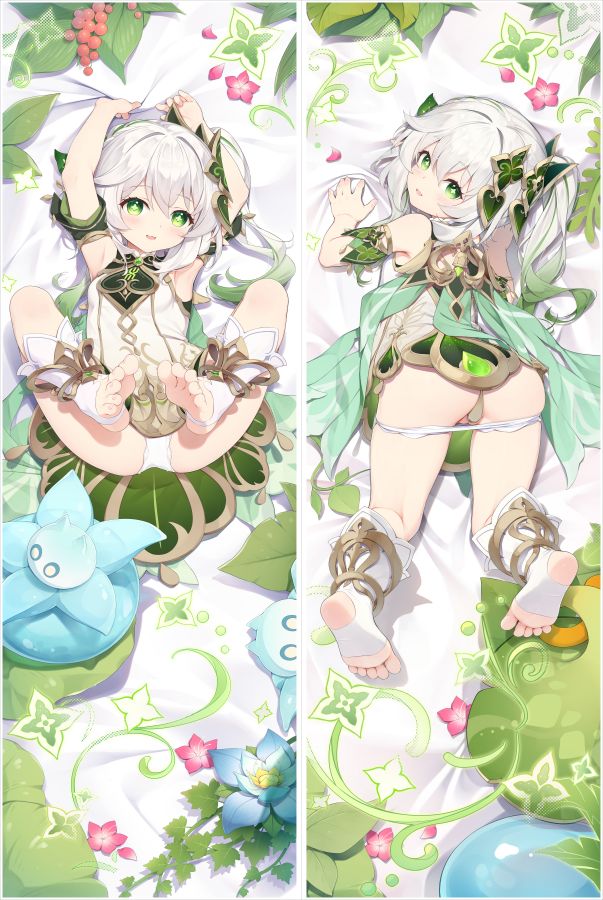 Genshin Impact Nahida Anime Dakimakura Cute Body Pillow Cover image 0