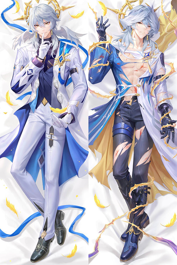 Genshin Impact Kamisato Ayato Anime Dakimakura Body Pillow Cover image 0