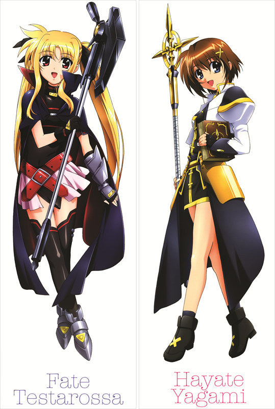 Magical Girl Lyrical Nanoha Fate Testarossa Anime Dakimakura Pillow Cover image 0