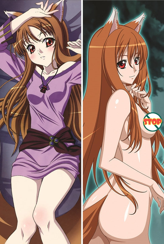 Spice and Wolf Holo Anime Dakimakura Body Pillow Cover image 0