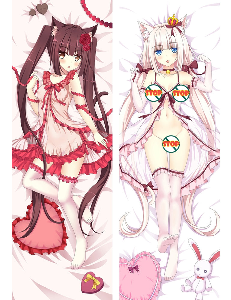 New Anime chocolat Nekopara vol2 sayori Dakimakura Hugging Cover Pillow Case image 0
