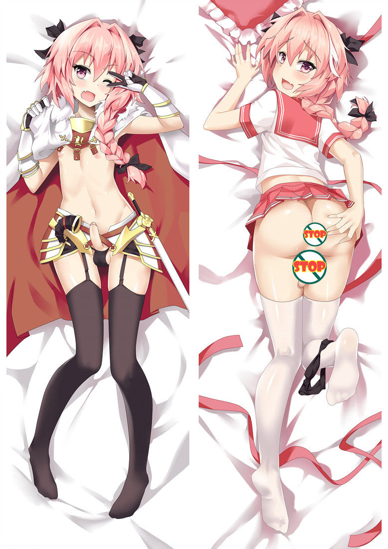 Fate/Apocrypha Astolfo Anime Dakimakura Pillow Cover image 0
