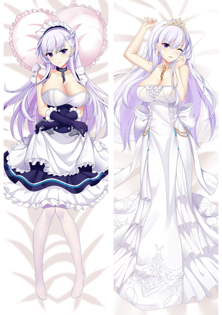 Azur Lane Belfast Anime Dakimakura Pillow Cover image 0