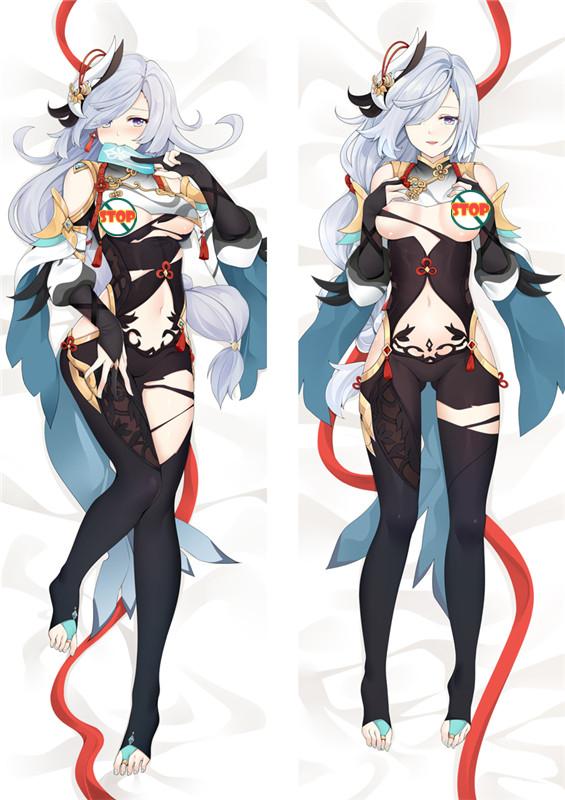 Genshin Impact Shenhe Body Pillow Cover image 0