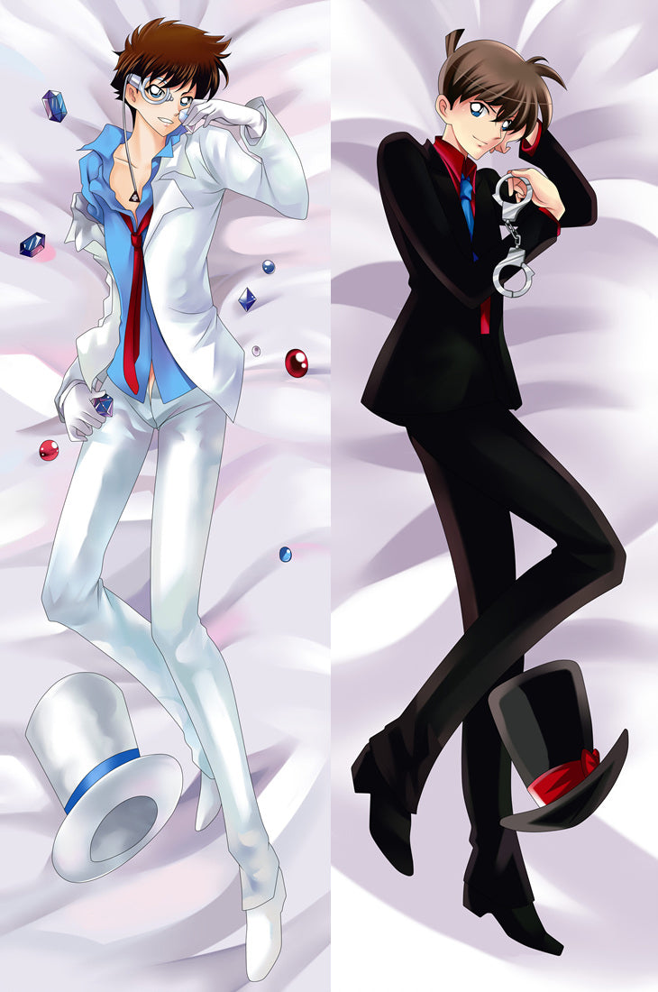 Detective Conan Jimmy Kudo Kaito Kuroba Anime Dakimakura Pillow Cover image 0