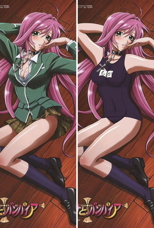 Rosario + Vampire Moka Akashiya Anime Dakimakura Japanese Pillow Cover image 0