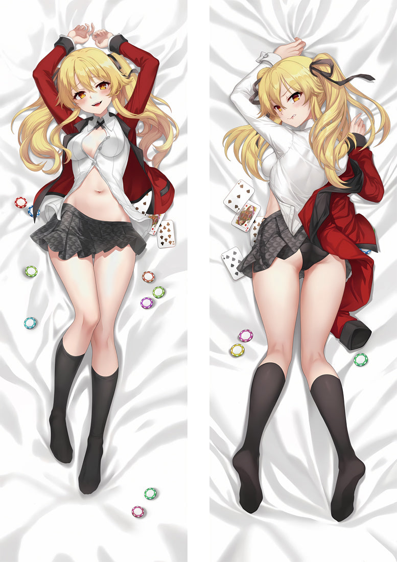 Kakegurui - Compulsive Gambler Mary Saotome Anime Dakimakura Body Pillow Cover image 0