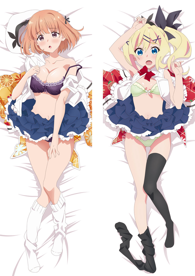 Dropout Idol Fruit Tart Anime Dakimakura Body Pillow Cover image 0
