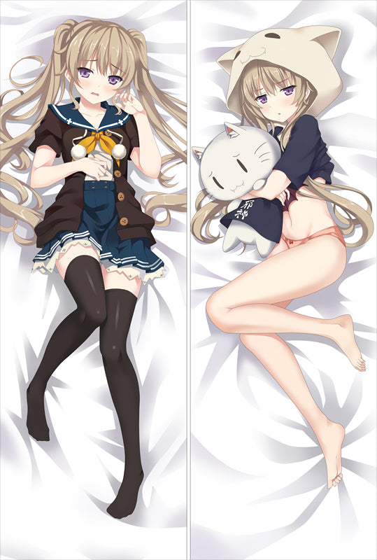 Beyond the sky, into the firmament Mashiro Arisaka Anime Dakimakura Japanese Pillow Cover image 0