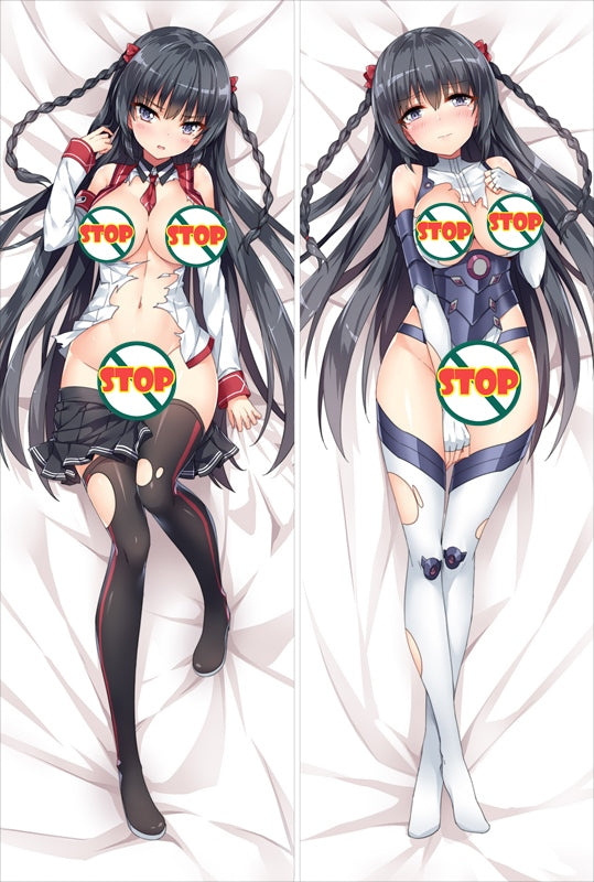 Masou Gakuen HxH Hayuru Himekawa Anime Dakimakura Pillow Cover image 0