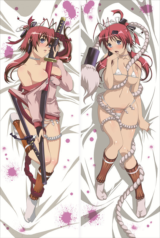 SAMURAI GIRLS Musashi Miyamoto Anime Dakimakura Pillow Cover image 0