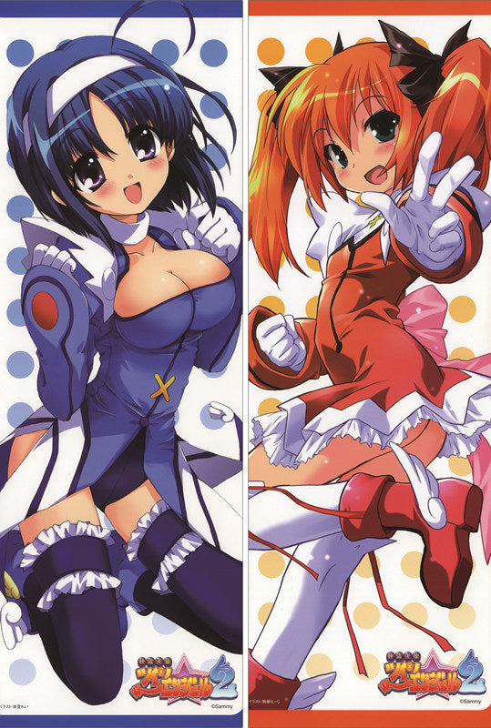 Kaitou Tenshi Twin Angel Aoi Kannazuki + Haruka Minazuki Anime Dakimakura Body Pillow Case image 0