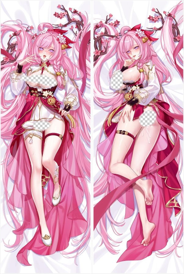 Honkai Impact 3rd Elysia with Double Sides Zipper to make love Anime Dakimakura Pillow Case image 0