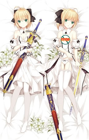 Fate Stay Night Saber Anime Dakimakura Pillow Cover71031 image 0