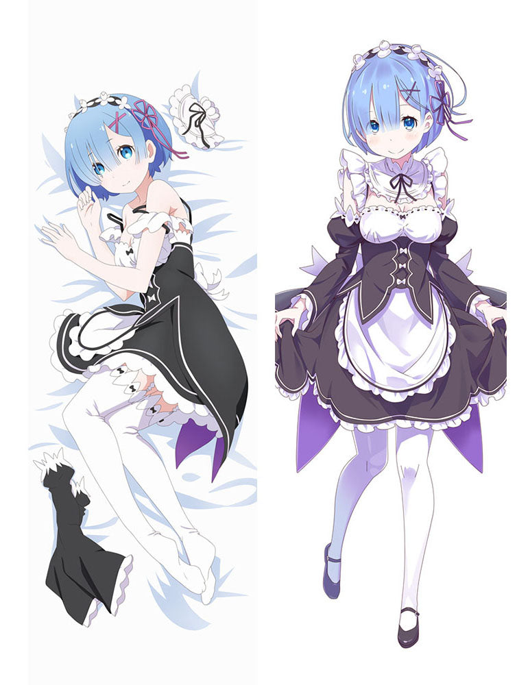 Re:Zero Rem Anime Dakimakura Pillow Cover image 0