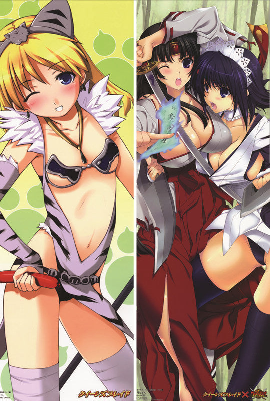 Queen's Blade Anime Dakimakura Body Pillow Cover image 0