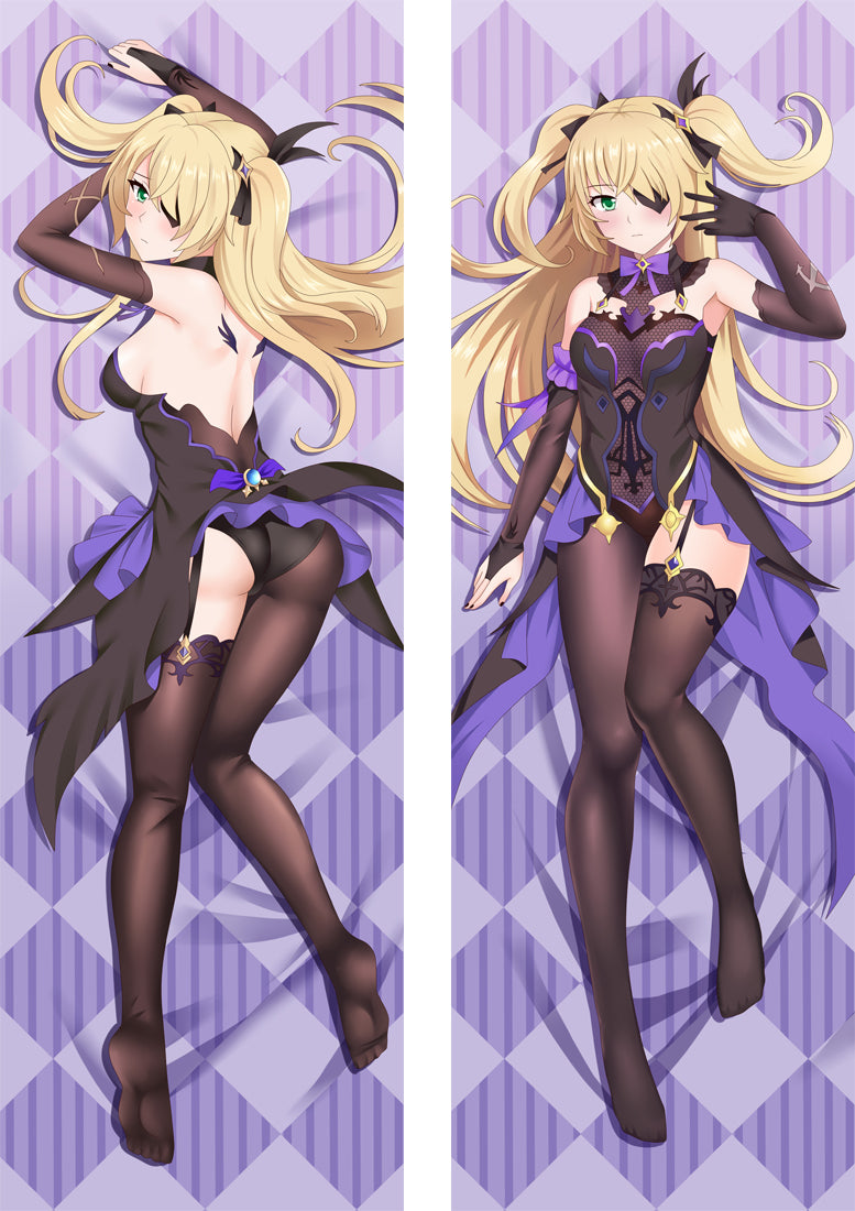 Genshin Impact Fischl Anime Dakimakura Body Pillow Cover image 0