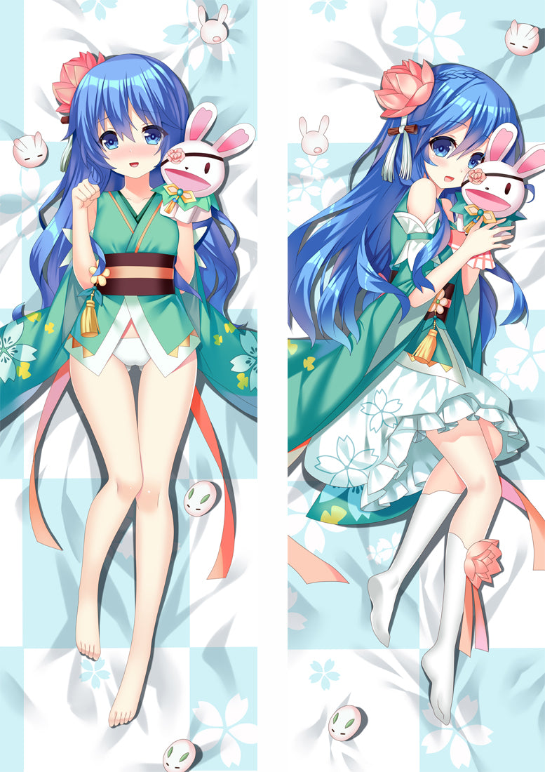 Date A Live Himekawa Yoshino Anime Dakimakura Pillow Cover image 0