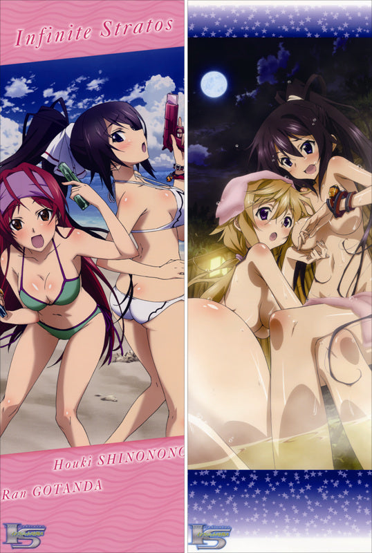 Infinite Stratos Houki Shinonono Anime Dakimakura Body Pillow Cover image 0