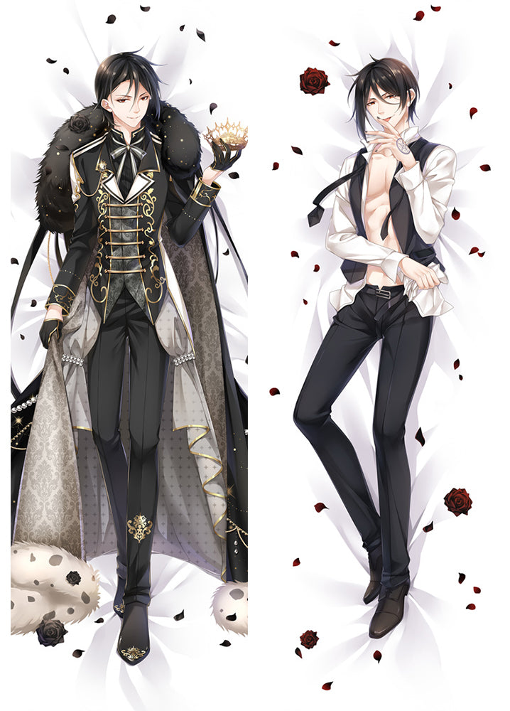 Black Butler Sebastian Michaelis Anime Dakimakura Pillow Cover image 0