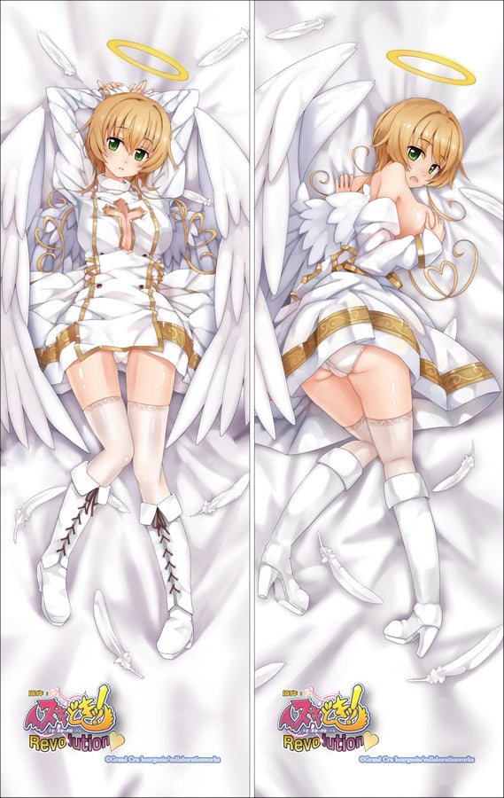 Nuki Dokki! ~ Angel and Devil 's Battle of Exhale ~ Sera Mitra Irene. Anime Dakimakura Pillow Cover image 0