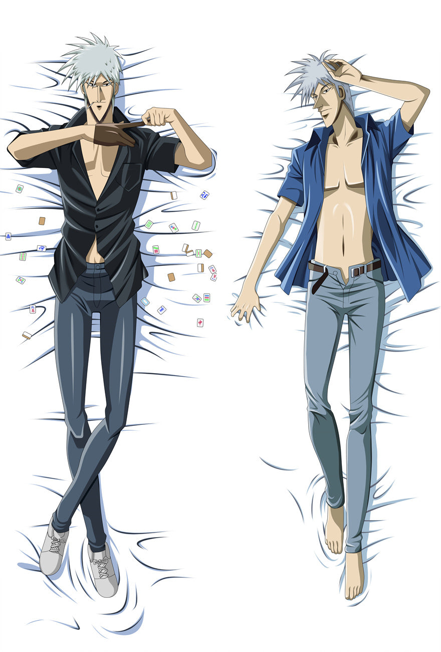 Akagi: Yami ni Oritatta Tensai Shigeru Akagi Anime Dakimakura Pillow Case image 0